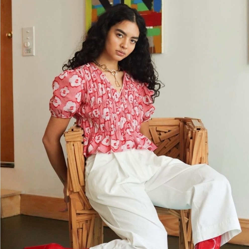 Wray NYC Romero Cherry Blossom Top